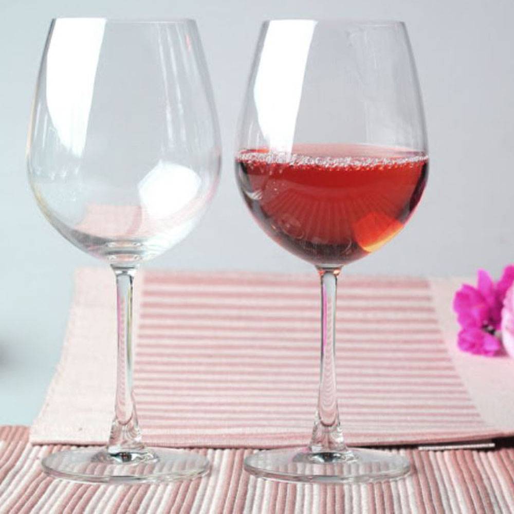 Set of 6) Ocean Madison High Quality White Red Wine Bordeaux Stem