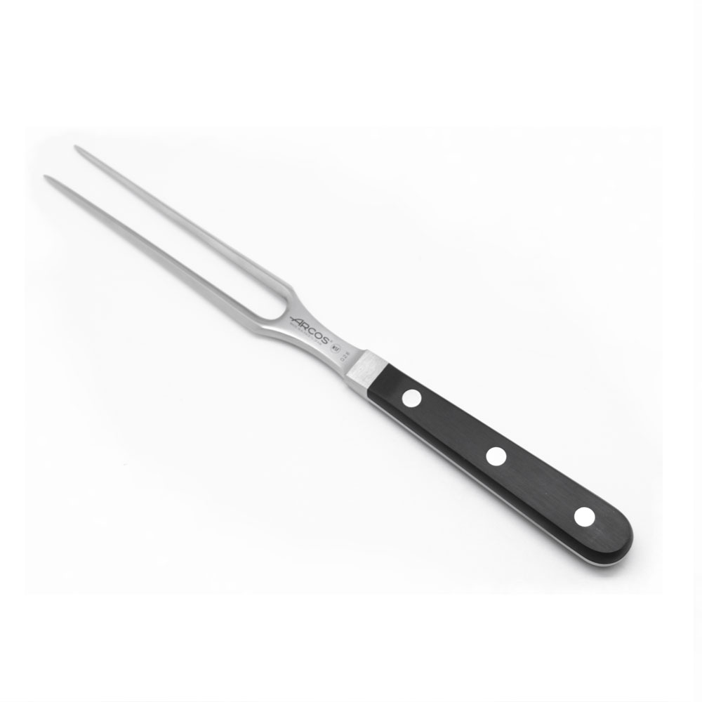 Arcos Premium Quality Professional Carving Fork With Black Handle, 16cm